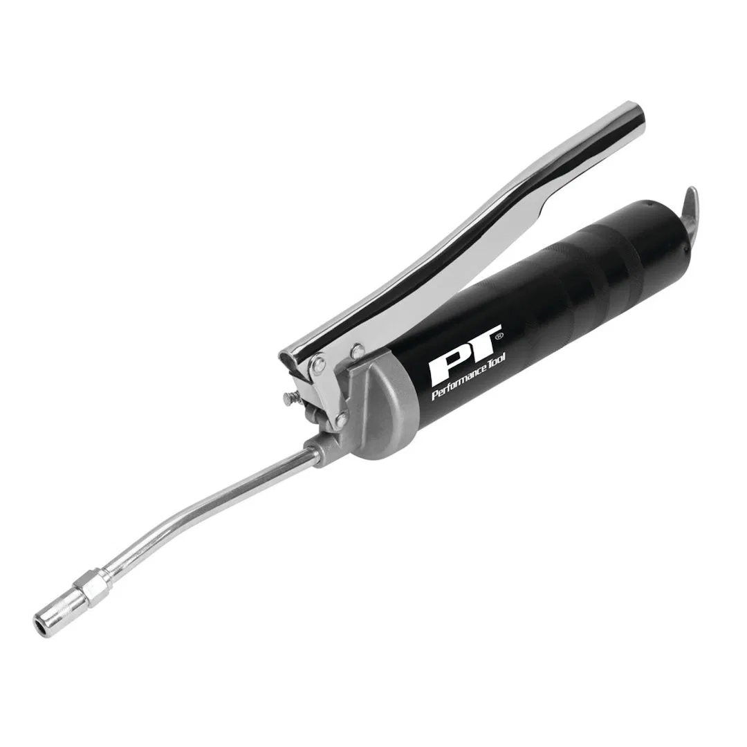 W54201 – PERFORM TOOL Grease Gun, Use With 14 Ounce Grease Cartridge Chrome Plated Lever Action Arm 10000 PSI Working...